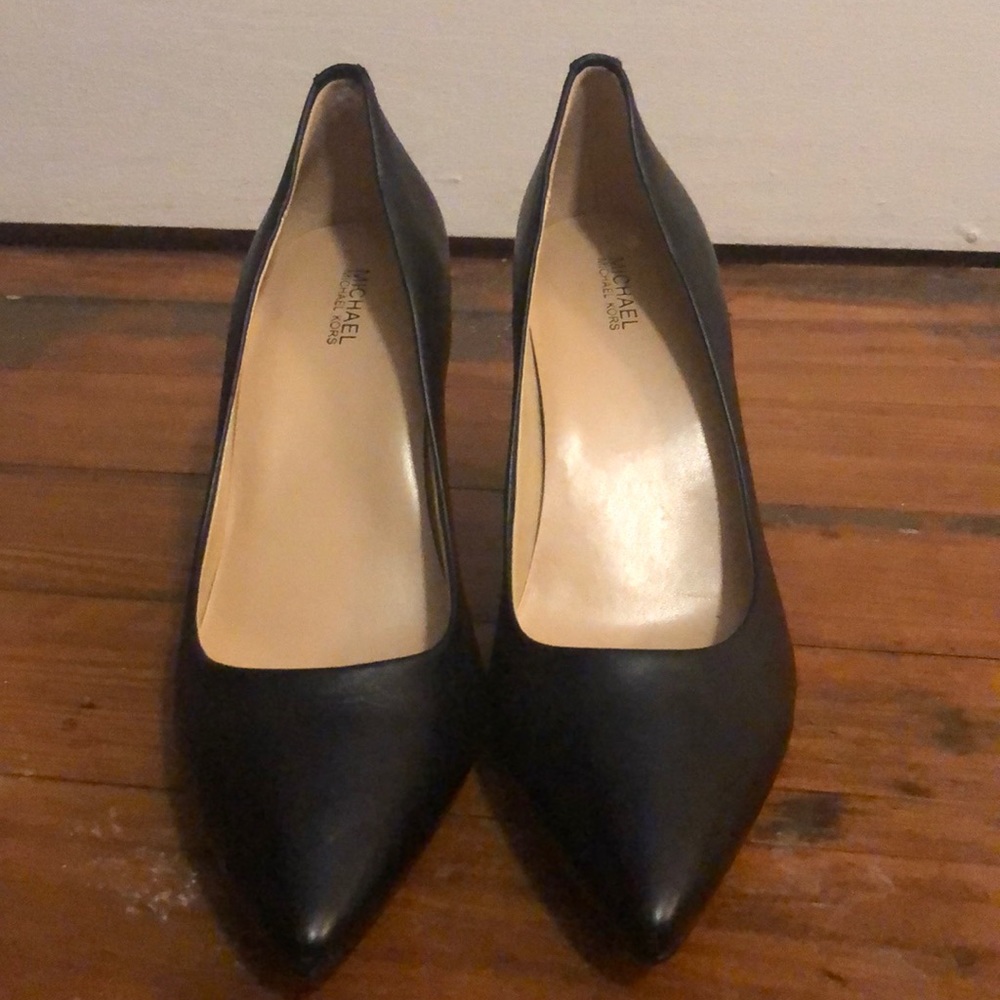 Black MK heels
